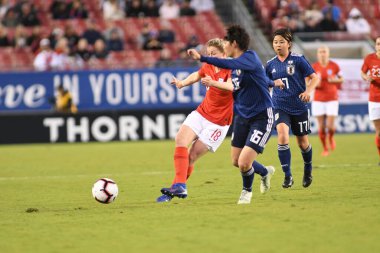 Japonya, İngiltere 'ye karşı Raymond James Stadyumu' nda 5 Mart 2019 'da Tampa Florida' da. Fotoğraf: Marty Jean-Louis