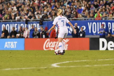 SheBelieves Kupası Finali, 5 Mart 2019 'da Tampa Florida Raymond James Stadyumu' nda ABD ile Brezilya arasında oynanacak. Fotoğraf: Marty Jean-Louis