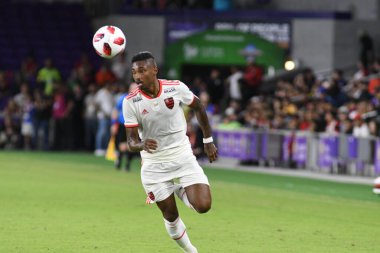 Flamengo Eintracht Frankfurt 'a karşı 12 Ocak 2019 Cumartesi günü Orlando City Stadyumu' nda. Fotoğraf: Marty Jean-Louis