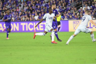 Orlando City 20 Şubat 2019 Çarşamba günü Orlando Fl 'daki Orlando City Stadyumu' nda New England 'a ev sahipliği yaptı. Fotoğraf: Marty Jean-Louis