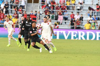 Flamengo Eintracht Frankfurt 'a karşı 12 Ocak 2019 Cumartesi günü Orlando City Stadyumu' nda. Fotoğraf: Marty Jean-Louis