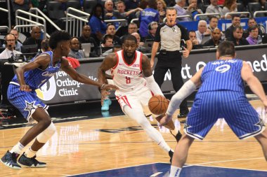 Orlando Magic, Houston Rockets 'a 13 Ocak 2019 tarihinde Amway Arena' da ev sahipliği yaptı. Fotoğraf: Marty Jean-Louis