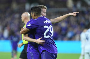 Orlando City 20 Şubat 2019 Çarşamba günü Orlando Fl 'daki Orlando City Stadyumu' nda New England 'a ev sahipliği yaptı. Fotoğraf: Marty Jean-Louis