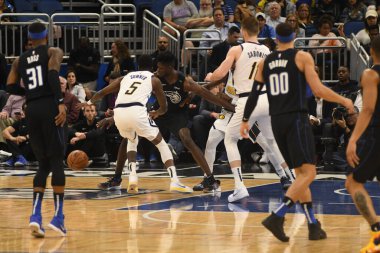 Orlando Magic, 31 Ocak 2019 tarihinde Orlando Florida 'daki Amway Center' da Indiana Pacers 'a ev sahipliği yapmaktadır. Fotoğraf: Marty Jean-Louis