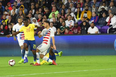 ABD Erkekler Milli Takımı 21 Mart 2019 tarihinde Orlando Florida 'daki Orlando City Stadyumu' nda Ekvador Milli Takımı 'na ev sahipliği yaptı. Fotoğraf: Marty Jean-Louis