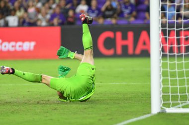 Orlando City 20 Şubat 2019 Çarşamba günü Orlando Fl 'daki Orlando City Stadyumu' nda New England 'a ev sahipliği yaptı. Fotoğraf: Marty Jean-Louis