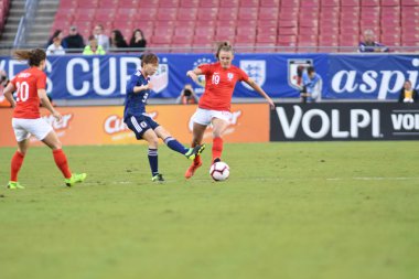 Japonya, İngiltere 'ye karşı Raymond James Stadyumu' nda 5 Mart 2019 'da Tampa Florida' da. Fotoğraf: Marty Jean-Louis