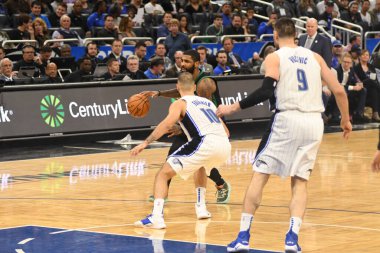 Orlando Magic 12 Ocak 2019 tarihinde Boston Celtics 'e Amway Stadyumu' nda ev sahipliği yaptı. Fotoğraf: Marty Jean-Louis
