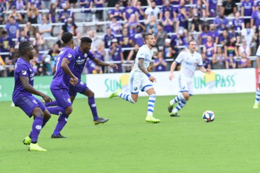 Orlando City SC, 16 Mart 2019 Cumartesi günü Orlando Florida 'daki Orlando City Stadyumu' nda Montreal Impact 'e ev sahipliği yaptı. Fotoğraf: Marty Jean-Louis