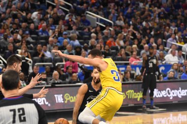 Orlando Magic, 28 Şubat 2019 'da Orlando Florida' daki Amway Center 'da Golden State Warriors' a ev sahipliği yaptı. Fotoğraf: Marty Jean-Louis