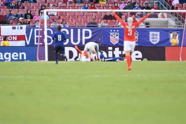 Japonya, İngiltere 'ye karşı Raymond James Stadyumu' nda 5 Mart 2019 'da Tampa Florida' da. Fotoğraf: Marty Jean-Louis