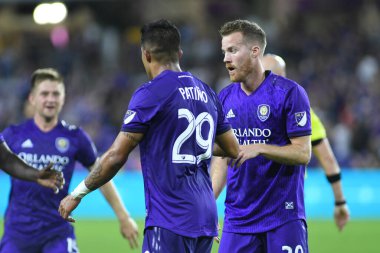 Orlando City 20 Şubat 2019 Çarşamba günü Orlando Fl 'daki Orlando City Stadyumu' nda New England 'a ev sahipliği yaptı. Fotoğraf: Marty Jean-Louis