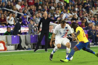 ABD Erkekler Milli Takımı 21 Mart 2019 tarihinde Orlando Florida 'daki Orlando City Stadyumu' nda Ekvador Milli Takımı 'na ev sahipliği yaptı. Fotoğraf: Marty Jean-Louis