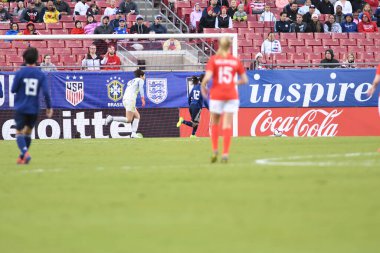 Japonya, İngiltere 'ye karşı Raymond James Stadyumu' nda 5 Mart 2019 'da Tampa Florida' da. Fotoğraf: Marty Jean-Louis