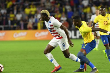 ABD Erkekler Milli Takımı 21 Mart 2019 tarihinde Orlando Florida 'daki Orlando City Stadyumu' nda Ekvador Milli Takımı 'na ev sahipliği yaptı. Fotoğraf: Marty Jean-Louis