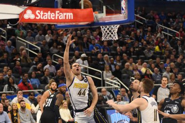 Orlando Magic, 31 Ocak 2019 tarihinde Orlando Florida 'daki Amway Center' da Indiana Pacers 'a ev sahipliği yapmaktadır. Fotoğraf: Marty Jean-Louis