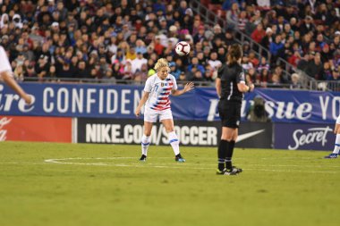 SheBelieves Kupası Finali, 5 Mart 2019 'da Tampa Florida Raymond James Stadyumu' nda ABD ile Brezilya arasında oynanacak. Fotoğraf: Marty Jean-Louis