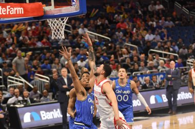 Orlando Magic, Houston Rockets 'a 13 Ocak 2019 tarihinde Amway Arena' da ev sahipliği yaptı. Fotoğraf: Marty Jean-Louis