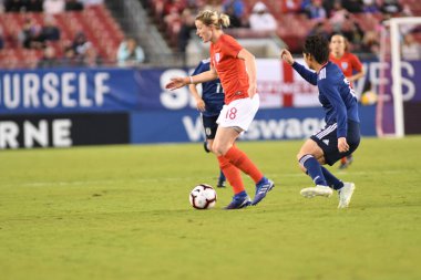 Japonya, İngiltere 'ye karşı Raymond James Stadyumu' nda 5 Mart 2019 'da Tampa Florida' da. Fotoğraf: Marty Jean-Louis