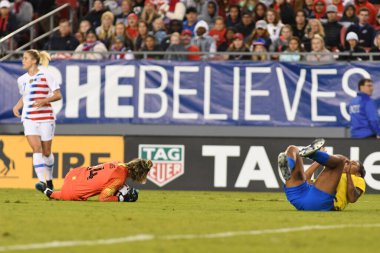 SheBelieves Kupası Finali, 5 Mart 2019 'da Tampa Florida Raymond James Stadyumu' nda ABD ile Brezilya arasında oynanacak. Fotoğraf: Marty Jean-Louis