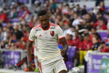 Flamengo Eintracht Frankfurt 'a karşı 12 Ocak 2019 Cumartesi günü Orlando City Stadyumu' nda. Fotoğraf: Marty Jean-Louis