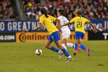 SheBelieves Kupası Finali, 5 Mart 2019 'da Tampa Florida Raymond James Stadyumu' nda ABD ile Brezilya arasında oynanacak. Fotoğraf: Marty Jean-Louis