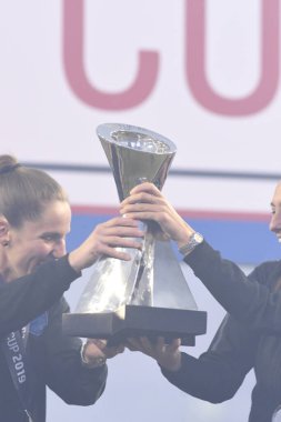 SheBelieves Kupası, 5 Mart 2019 tarihinde Tampa Florida Raymond James Stadyumu 'nda İngiltere' yi şampiyon ilan etmiştir. Fotoğraf: Marty Jean-Louis