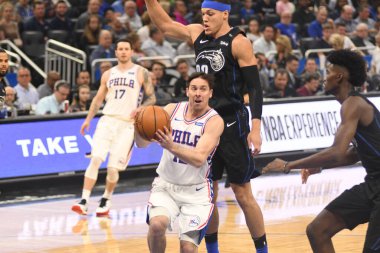 Orlando Magic, 25 Mart 2019 tarihinde Orlando Florida 'daki Amway Arena' da Philadelphia 76ers 'a ev sahipliği yaptı. Fotoğraf: Marty Jean-Louis