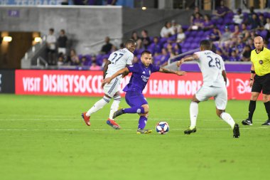 Orlando City 20 Şubat 2019 Çarşamba günü Orlando Fl 'daki Orlando City Stadyumu' nda New England 'a ev sahipliği yaptı. Fotoğraf: Marty Jean-Louis