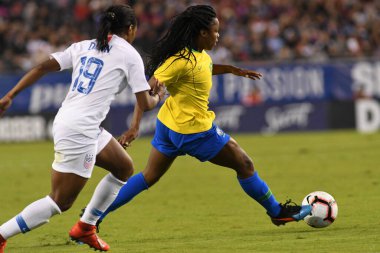 SheBelieves Kupası Finali, 5 Mart 2019 'da Tampa Florida Raymond James Stadyumu' nda ABD ile Brezilya arasında oynanacak. Fotoğraf: Marty Jean-Louis