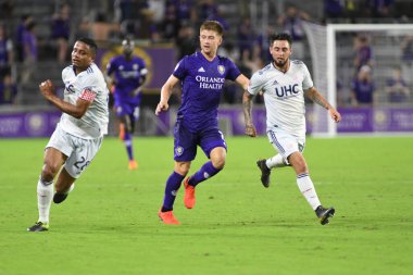 Orlando City 20 Şubat 2019 Çarşamba günü Orlando Fl 'daki Orlando City Stadyumu' nda New England 'a ev sahipliği yaptı. Fotoğraf: Marty Jean-Louis