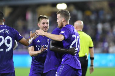 Orlando City 20 Şubat 2019 Çarşamba günü Orlando Fl 'daki Orlando City Stadyumu' nda New England 'a ev sahipliği yaptı. Fotoğraf: Marty Jean-Louis