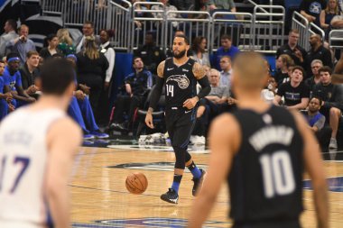 Orlando Magic, 25 Mart 2019 tarihinde Orlando Florida 'daki Amway Arena' da Philadelphia 76ers 'a ev sahipliği yaptı. Fotoğraf: Marty Jean-Louis