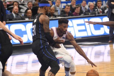 Orlando Magic, 25 Mart 2019 tarihinde Orlando Florida 'daki Amway Arena' da Philadelphia 76ers 'a ev sahipliği yaptı. Fotoğraf: Marty Jean-Louis