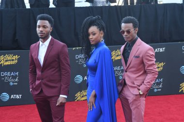 29 Mart 2019 Cumartesi günü Las Vegas 'taki Orleans Resort' ta düzenlenen 34. Yıldız Ödülleri sırasında çekilen kırmızı halı fotoğrafları. Fotoğraf: Marty Jean-Louis