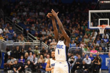 Orlando Magic 12 Ocak 2019 tarihinde Boston Celtics 'e Amway Stadyumu' nda ev sahipliği yaptı. Fotoğraf: Marty Jean-Louis