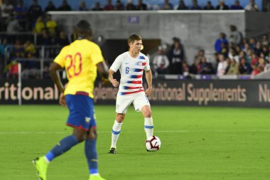 ABD Erkekler Milli Takımı 21 Mart 2019 tarihinde Orlando Florida 'daki Orlando City Stadyumu' nda Ekvador Milli Takımı 'na ev sahipliği yaptı. Fotoğraf: Marty Jean-Louis