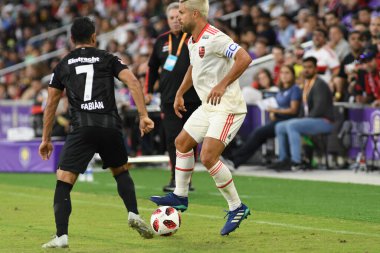 Flamengo Eintracht Frankfurt 'a karşı 12 Ocak 2019 Cumartesi günü Orlando City Stadyumu' nda. Fotoğraf: Marty Jean-Louis