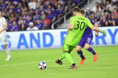 Orlando City 20 Şubat 2019 Çarşamba günü Orlando Fl 'daki Orlando City Stadyumu' nda New England 'a ev sahipliği yaptı. Fotoğraf: Marty Jean-Louis