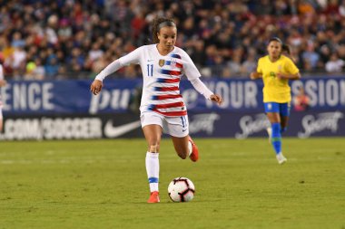 SheBelieves Kupası Finali, 5 Mart 2019 'da Tampa Florida Raymond James Stadyumu' nda ABD ile Brezilya arasında oynanacak. Fotoğraf: Marty Jean-Louis