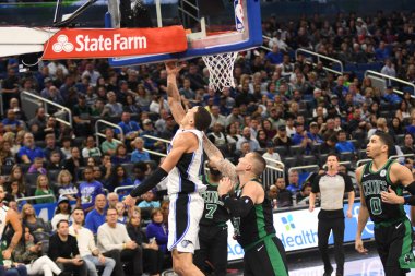 Orlando Magic 12 Ocak 2019 tarihinde Boston Celtics 'e Amway Stadyumu' nda ev sahipliği yaptı. Fotoğraf: Marty Jean-Louis