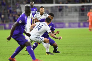 Orlando City 20 Şubat 2019 Çarşamba günü Orlando Fl 'daki Orlando City Stadyumu' nda New England 'a ev sahipliği yaptı. Fotoğraf: Marty Jean-Louis