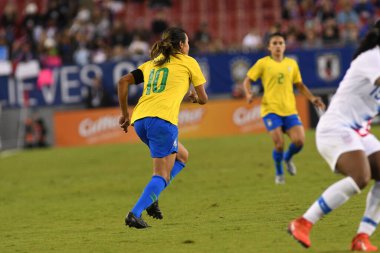 SheBelieves Kupası Finali, 5 Mart 2019 'da Tampa Florida Raymond James Stadyumu' nda ABD ile Brezilya arasında oynanacak. Fotoğraf: Marty Jean-Louis