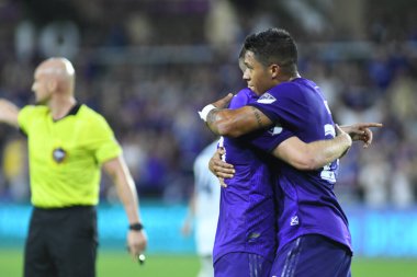 Orlando City 20 Şubat 2019 Çarşamba günü Orlando Fl 'daki Orlando City Stadyumu' nda New England 'a ev sahipliği yaptı. Fotoğraf: Marty Jean-Louis