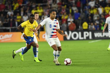 ABD Erkekler Milli Takımı 21 Mart 2019 tarihinde Orlando Florida 'daki Orlando City Stadyumu' nda Ekvador Milli Takımı 'na ev sahipliği yaptı. Fotoğraf: Marty Jean-Louis