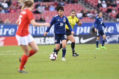 Japonya, İngiltere 'ye karşı Raymond James Stadyumu' nda 5 Mart 2019 'da Tampa Florida' da. Fotoğraf: Marty Jean-Louis