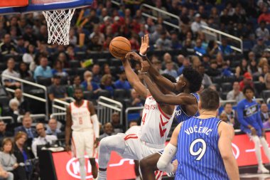 Orlando Magic, Houston Rockets 'a 13 Ocak 2019 tarihinde Amway Arena' da ev sahipliği yaptı. Fotoğraf: Marty Jean-Louis