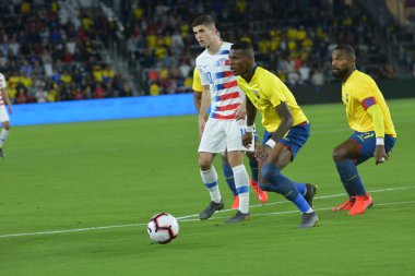 ABD Erkekler Milli Takımı 21 Mart 2019 tarihinde Orlando Florida 'daki Orlando City Stadyumu' nda Ekvador Milli Takımı 'na ev sahipliği yaptı. Fotoğraf: Marty Jean-Louis