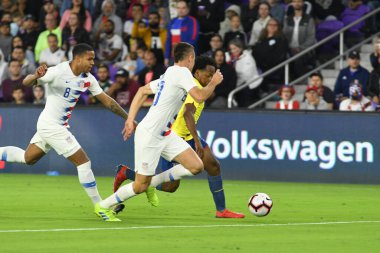 ABD Erkekler Milli Takımı 21 Mart 2019 tarihinde Orlando Florida 'daki Orlando City Stadyumu' nda Ekvador Milli Takımı 'na ev sahipliği yaptı. Fotoğraf: Marty Jean-Louis