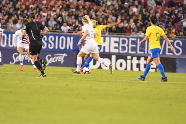 SheBelieves Kupası Finali, 5 Mart 2019 'da Tampa Florida Raymond James Stadyumu' nda ABD ile Brezilya arasında oynanacak. Fotoğraf: Marty Jean-Louis